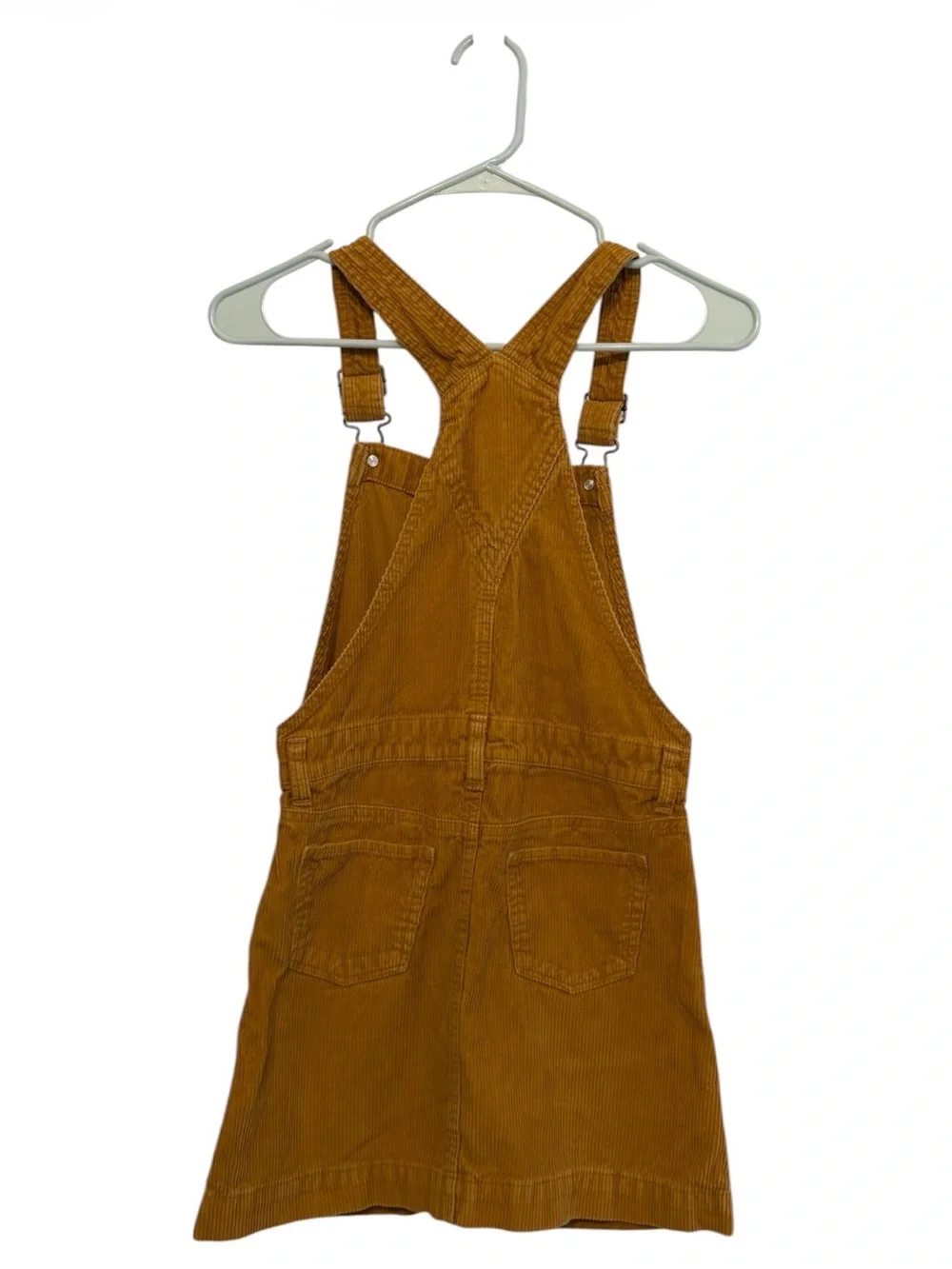 GAP Corduroy Overall Dress in Mustard